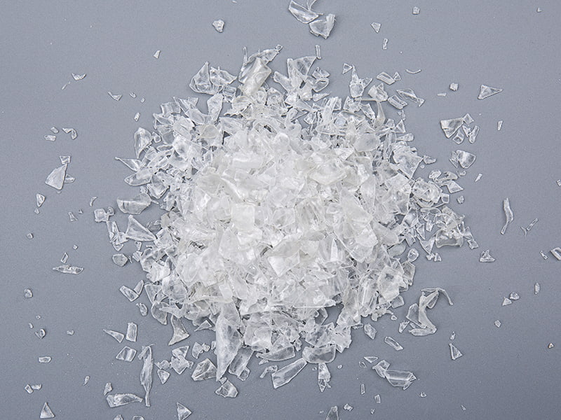 Flocs de bouteille matières premières